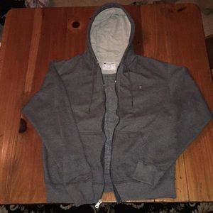 Grey Champion Zip-up Hoodie